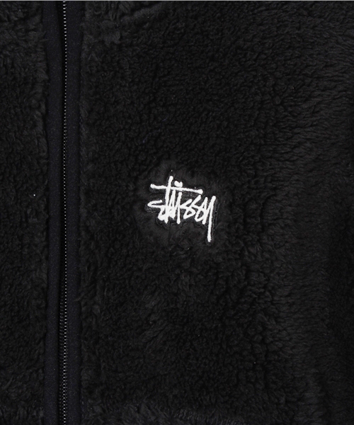 STUSSY（ステューシー）の「Kids Champion Sherpa Fleece（パーカー・キッズ・ブラック/ネイビー・MEDIUM/X-LARGE/LARGE）」の5枚目の写真