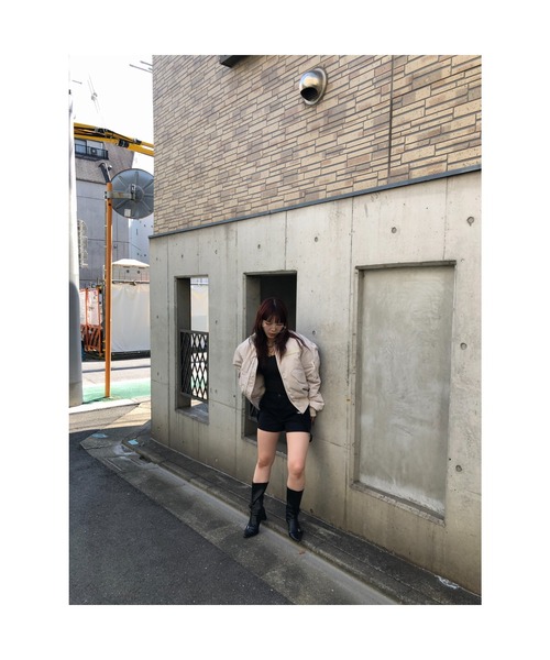 LAGUA GEM（ラグアジェム）の「BIG POCKET MA-1（MA-1・レディース・チャコールグレー/カーキ/アイボリー・FREE）」の15枚目の写真