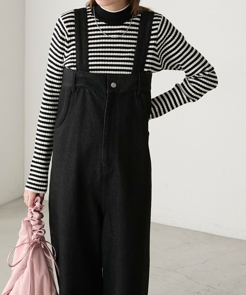 BONLECILL(ボンルシール)の「【至福のカヌレニット】配色パイピングハイネックリブニットプルオーバー(ニット/セーター・レディース・ブラック系1/レッド/アイボリー/ブラック/杢グレー/チャコールグレー/ブラック系その他/ブラウン/ボルドー/グリーン/アイボリー系1/ブラック×ホワイト/ネイビー・M/L)」の14枚目の写真