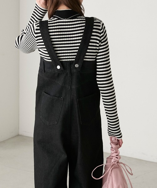 BONLECILL(ボンルシール)の「【至福のカヌレニット】配色パイピングハイネックリブニットプルオーバー(ニット/セーター・レディース・ブラック系1/レッド/アイボリー/ブラック/杢グレー/チャコールグレー/ブラック系その他/ブラウン/ボルドー/グリーン/アイボリー系1/ブラック×ホワイト/ネイビー・M/L)」の16枚目の写真