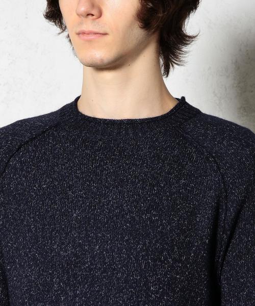 green label relaxing(グリーンレーベルリラクシング)の「MIX/YARN ROLL/N RGLN 7G ニット◆(ニット/セーター・メンズ・ダークブラウン/ネイビー/ダークグリーン・LARGE/SMALL/MEDIUM)」の7枚目の写真