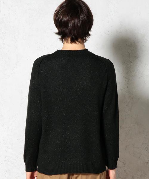 green label relaxing(グリーンレーベルリラクシング)の「MIX/YARN ROLL/N RGLN 7G ニット◆(ニット/セーター・メンズ・ダークブラウン/ネイビー/ダークグリーン・LARGE/SMALL/MEDIUM)」の4枚目の写真
