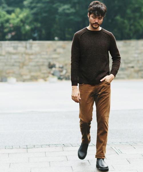 green label relaxing(グリーンレーベルリラクシング)の「MIX/YARN ROLL/N RGLN 7G ニット◆(ニット/セーター・メンズ・ダークブラウン/ネイビー/ダークグリーン・LARGE/SMALL/MEDIUM)」の16枚目の写真