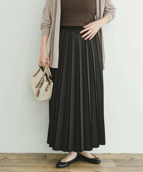ITEMS URBANRESEARCH（アイテムズ アーバンリサーチ）の「アコーディオンプリーツスカート（スカート・レディース・ブラック/グレー・FREE）」の12枚目の写真