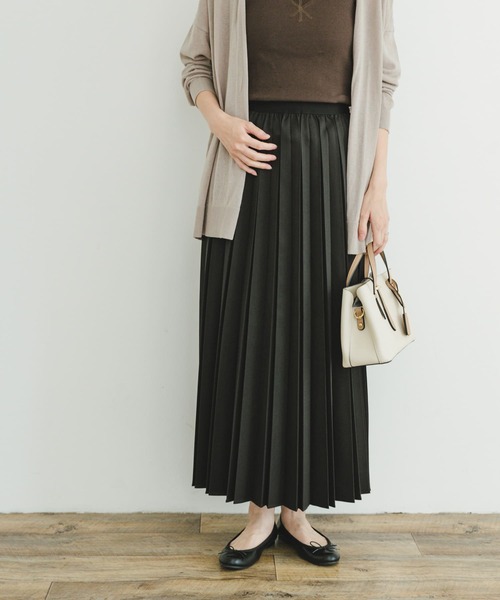 ITEMS URBANRESEARCH（アイテムズ アーバンリサーチ）の「アコーディオンプリーツスカート（スカート・レディース・ブラック/グレー・FREE）」の13枚目の写真