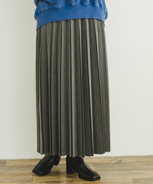 ITEMS URBANRESEARCH（アイテムズ アーバンリサーチ）の「アコーディオンプリーツスカート（スカート・レディース・ブラック/グレー・FREE）」の18枚目の写真