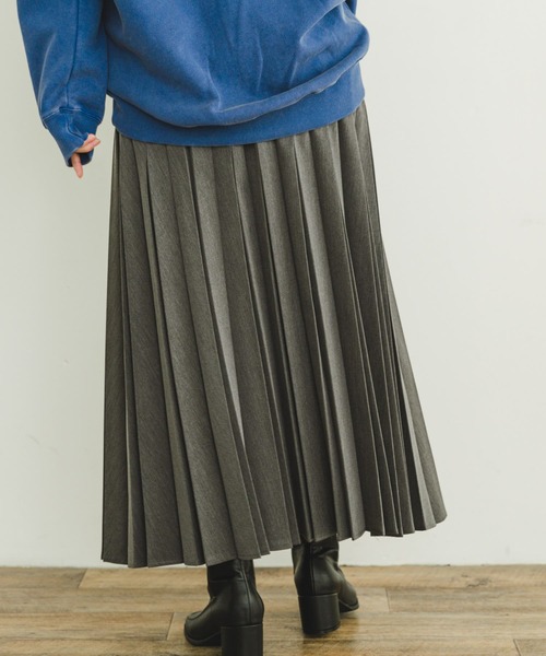 ITEMS URBANRESEARCH（アイテムズ アーバンリサーチ）の「アコーディオンプリーツスカート（スカート・レディース・ブラック/グレー・FREE）」の19枚目の写真