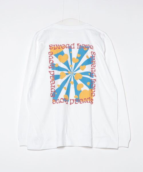 Mag.(マグ)の「【Spread Love】オリジナルプリント L/S T(Tシャツ/カットソー・レディース・ブラック/ホワイト・MEDIUM/LARGE)」の3枚目の写真