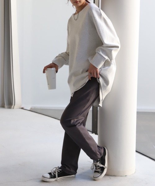 HUG.U(ハグユー)の「進化系テーパードパンツ(チノパンツ・レディース・サンドベージュ/ダークグレー/ブラック/カーキ/ライトベージュ・M(レギュラー丈)/M(トール丈)/L(レギュラー丈)/L(トール丈)/XL(レギュラー丈)/XL(トール丈)/2XL(レギュラー丈)/2XL(トール丈))」の13枚目の写真