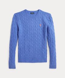 ポロラルフローレン　ブルーニット POLO RALPH LAUREN 送料無料 ポロ ラルフローレン セーター