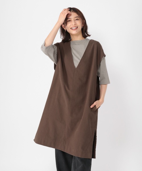 studio CLIP（スタディオクリップ）の「コットンリネンベスト  