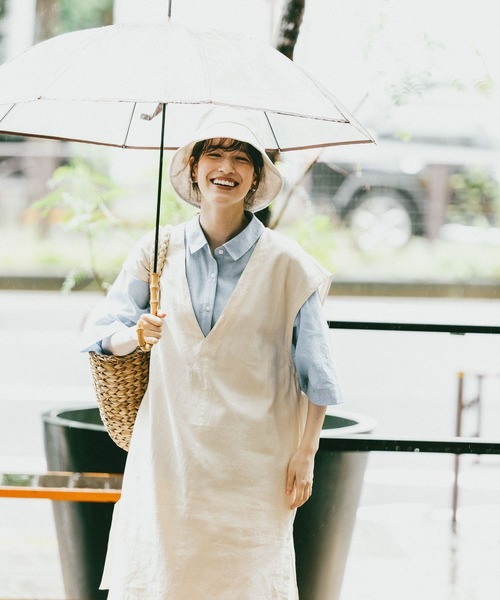 studio CLIP（スタディオクリップ）の「コットンリネンベスト  