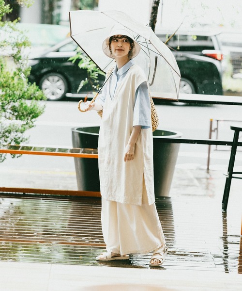 studio CLIP（スタディオクリップ）の「コットンリネンベスト  