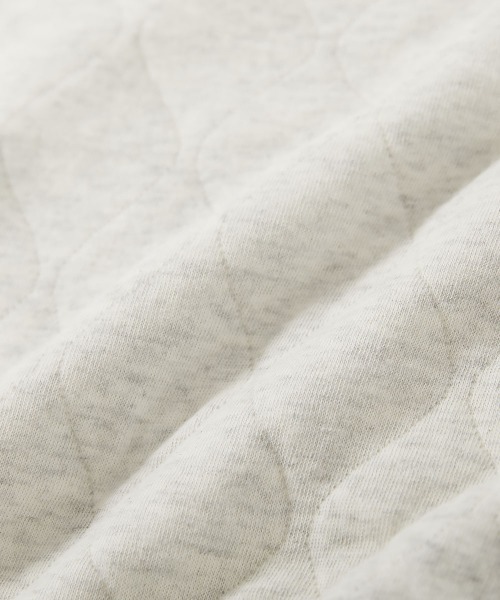 devirock（デビロック）の「ベビー ニットキルト サロペット（サロペット/オーバーオール・キッズ・スミクロ/オートミール・70-80cm）」の7枚目の写真