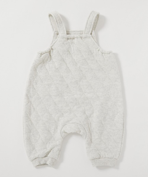 devirock（デビロック）の「ベビー ニットキルト サロペット（サロペット/オーバーオール・キッズ・スミクロ/オートミール・70-80cm）」の9枚目の写真