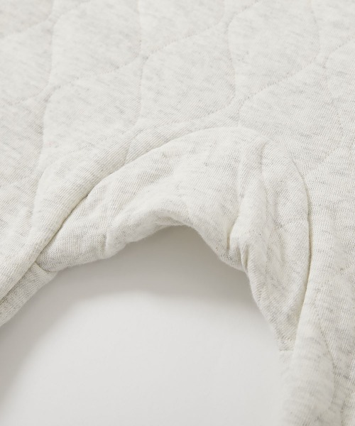 devirock（デビロック）の「ベビー ニットキルト サロペット（サロペット/オーバーオール・キッズ・スミクロ/オートミール・70-80cm）」の13枚目の写真