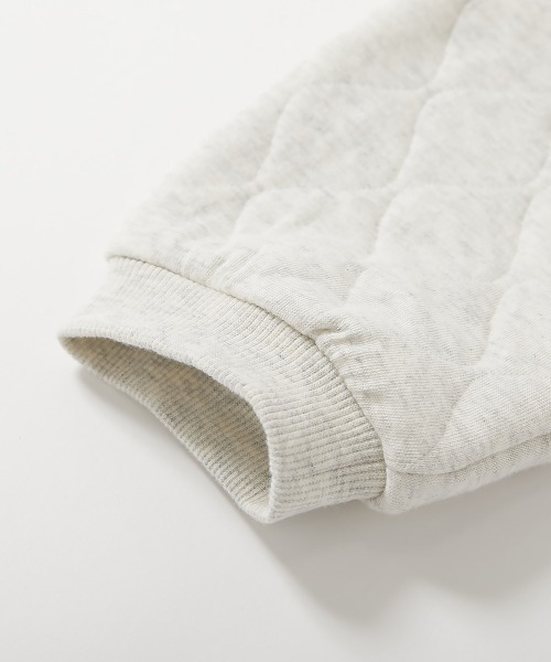 devirock（デビロック）の「ベビー ニットキルト サロペット（サロペット/オーバーオール・キッズ・スミクロ/オートミール・70-80cm）」の14枚目の写真