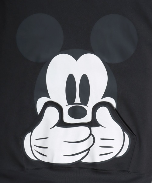 Disney(ディズニー)の「Disney/ディズニー ミッキー ワンポイント ハンドポケット オーバーサイズ スウェット レディース メンズ トレーナー(スウェット・レディース・オートミール/ブラック/サックスブルー/スミクロ・M/L/LL)」の15枚目の写真