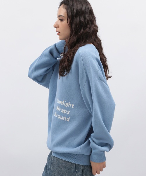 LAKOLE（ラコレ）の「12ゲージラクリルWJQプルオーバー / 116718（ニット/セーター・レディース・グレー/ブルー/アイボリー/ブラウン・FREE）」の14枚目の写真