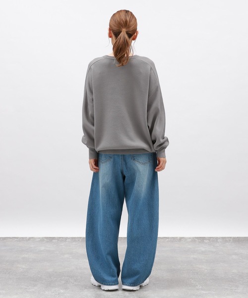 LAKOLE（ラコレ）の「12ゲージラクリルWJQプルオーバー / 116718（ニット/セーター・レディース・グレー/ブルー/アイボリー/ブラウン・FREE）」の7枚目の写真