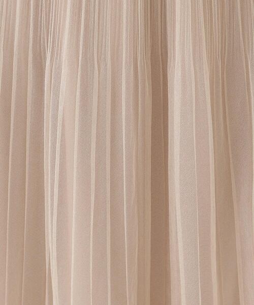 couture brooch(クチュールブローチ)の「シャイニーチュールプリーツスカート(スカート・レディース・グレー/ベージュ・36/38/40/42)」の9枚目の写真