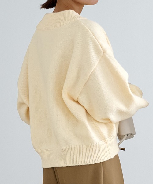 新品未使用 TONAL ラグランニットプルオーバー 100HC24H0007_s_a200.jpg