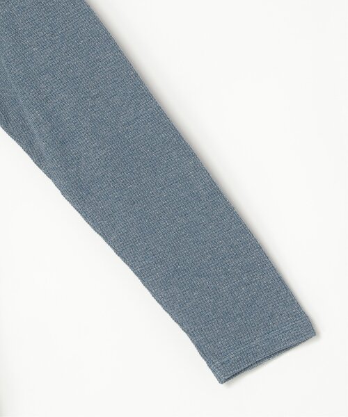 ikka（イッカ）の「メランジワッフルフェイクロンＴ（Tシャツ/カットソー・メンズ・ブラック/オリーブ/ブルー/ブラウン/ベージュ・M/L/XL/S）」の16枚目の写真