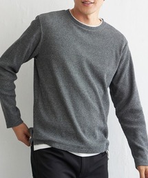 ikka | メランジワッフルフェイクロンＴ(Tシャツ/カットソー)