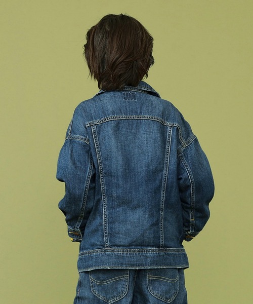 Lee（リー）の「Lee/リー【110-150cm】キッズ ルーズデニムジャケット 本格志向の君へ（デニムジャケット・キッズ・ブルー・130/150/140/120/110）」の15枚目の写真