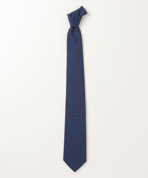 BROOKS BROTHERS(ブルックスブラザーズ)の「シルク 36oz ブリティッシュ フラワー×スタープリントタイ(ネクタイ・メンズ・ブルー・ONE SIZE)」の3枚目の写真