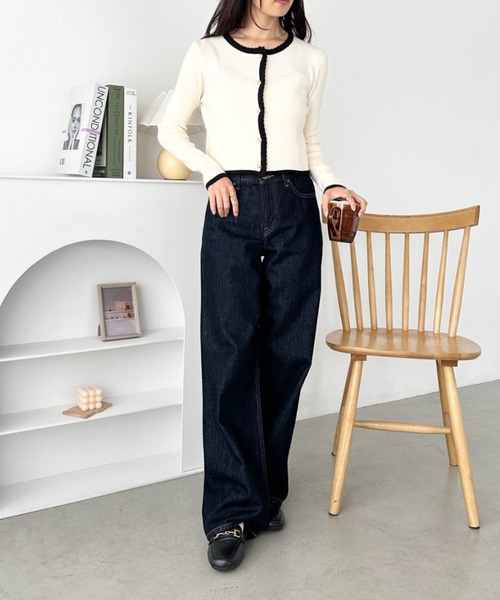laubeblanc ニット　カーディガン　アンサンブル Basket Knit Cardigan – L'AUBE BLANC
