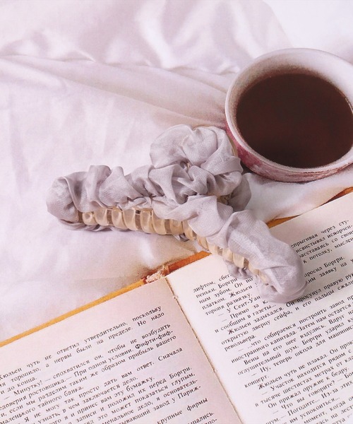 BAYBLO（ベイブロ）の「(SB)オーガンジー シュシュ バンス ヘアクリップ（バレッタ/ヘアクリップ・レディース・グレー/グレイッシュベージュ/ブラック/アイボリー・ONE SIZE）」の18枚目の写真