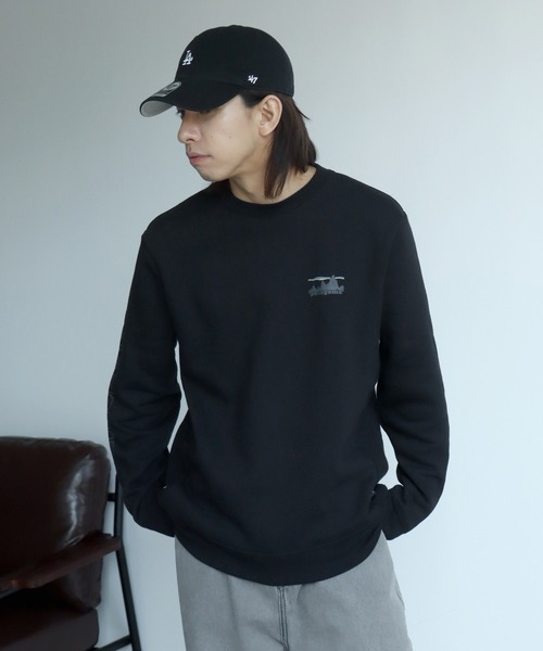 patagonia（パタゴニア）の「【PATAGONIA/パタゴニア】'73 Skyline Uprisal Crew Sweatshirt/スカイライン アップライザル クルー スウェットシャツ（スウェット・メンズ・ブラック・L/XL/M）」の10枚目の写真