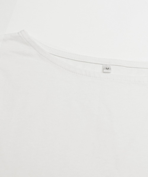 coca(coca)(コカ)の「ドルマン袖スリットコットンTシャツ(Tシャツ/カットソー・レディース・ホワイト/ブラック・S/M/L)」の14枚目の写真