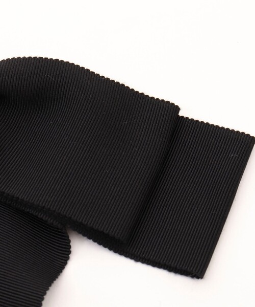 NOLLEY’S（ノーリーズ）の「ビジュー付きリボンブローチ（ブローチ/コサージュ・レディース・ブラック・FREE）」の11枚目の写真