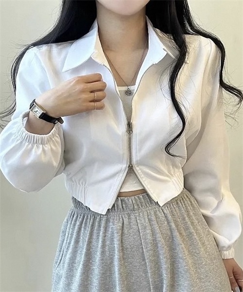 セール】ダブルジップアップブルゾン（ブルゾン）｜FREE STYLISTS