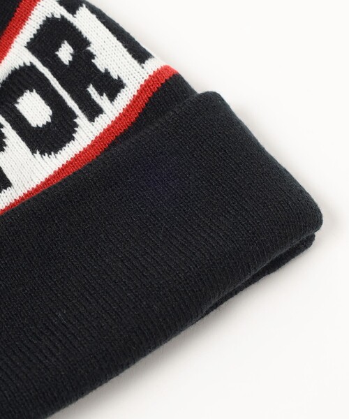 BEAMS HEART（ビームスハート）の「ボンボン付きニット帽（ニットキャップ/ビーニー・メンズ・ネイビー/ブラック・ONE SIZE）」の3枚目の写真