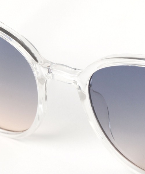 niko and...（ニコアンド）の「オリジナルBIGウェリントン伊達メガネ＆サングラス（メガネ・レディース・ライトグレー/ブルー/ブラック・FREE）」の15枚目の写真