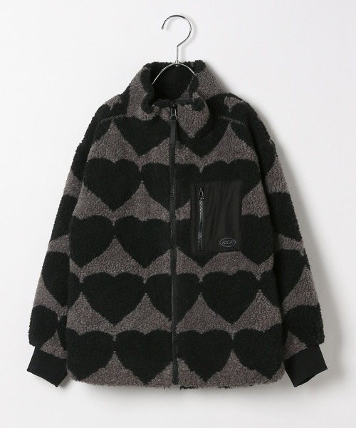 10C REPIPI(ジューシーレピピ)の「【10C REPIPI】スタンドカラーボアブルゾン(ブルゾン・キッズ・ブルー系その他/ホワイト系その他/グレー系その他・130cm/120cm/110cm)」の14枚目の写真