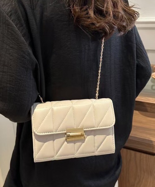 CALIFORNIA OUTFITTERS（カリフォルニア アウトフィッターズ）の「3-9B1 チェーン ショルダーバッグ（ショルダーバッグ・レディース・ブラック/アイボリー・ONESIZE）」の7枚目の写真