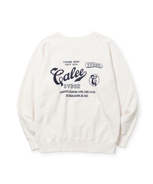 CALEEスエット CALEE（キャリー）の「60'S LOOP WHEEL RAGLAN CREW NECK SW