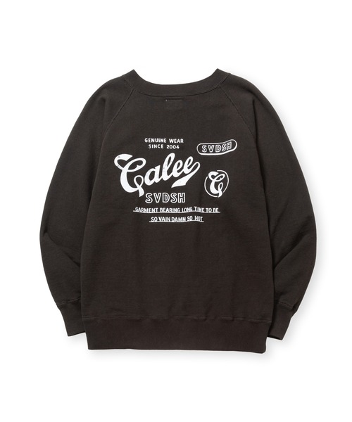 CALEE（キャリー）の「60'S LOOP WHEEL RAGLAN CREW NECK SW