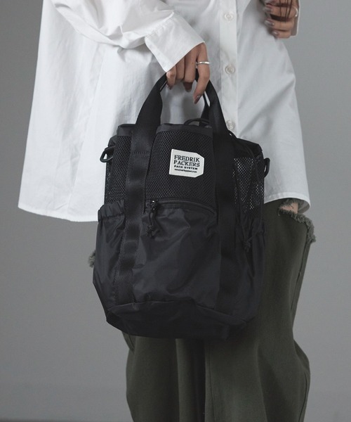 FREDRIK PACKERS(フレドリックパッカーズ)の「【FREDRIK PACKERS】≪別注≫COLUMN TOTE ショルダーバッグ/手提げトート/巾着(ショルダーバッグ・レディース・レオパード/ブラック/ベージュ/ブラック系1/ブラック系2/ブラック系その他3・FREE)」の11枚目の写真