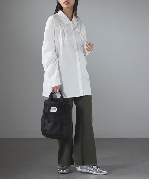 FREDRIK PACKERS(フレドリックパッカーズ)の「【FREDRIK PACKERS】≪別注≫COLUMN TOTE ショルダーバッグ/手提げトート/巾着(ショルダーバッグ・レディース・レオパード/ブラック/ベージュ/ブラック系1/ブラック系2/ブラック系その他3・FREE)」の14枚目の写真