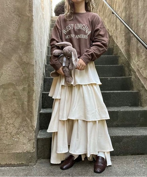 セール】イレヘムティアードスカート（スカート）｜merrylatte