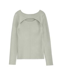 【WEB限定】2WAYカットアウトニット