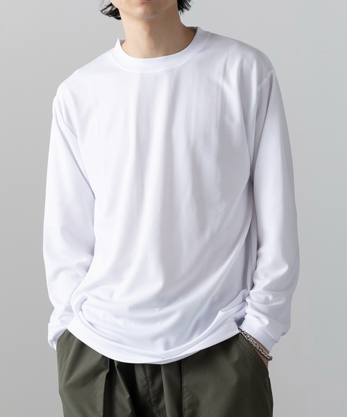 wundou(ウンドウ)の「【wundou】ドライライト長袖Tシャツ P350(Tシャツ/カットソー・メンズ・ブラック/ネイビー/ホワイト・M/L/XL/XXL)」の19枚目の写真