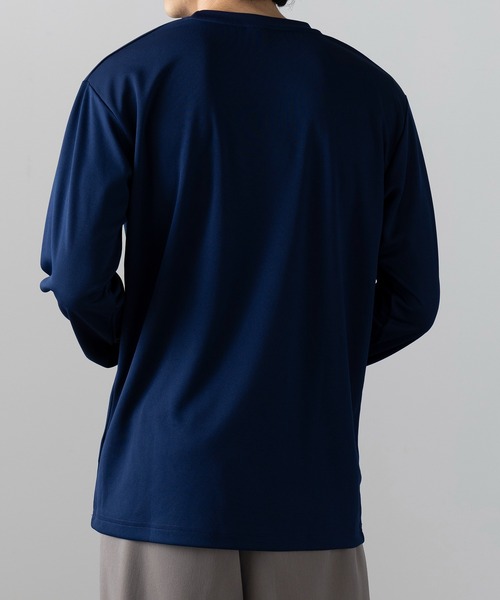 wundou(ウンドウ)の「【wundou】ドライライト長袖Tシャツ P350(Tシャツ/カットソー・メンズ・ブラック/ネイビー/ホワイト・M/L/XL/XXL)」の10枚目の写真