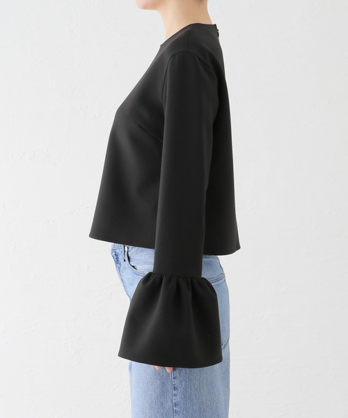 Noble（ノーブル）の「ランプシェードカフスブラウス（シャツ/ブラウス・レディース・ホワイト系その他/ブラック・FREE）」の11枚目の写真