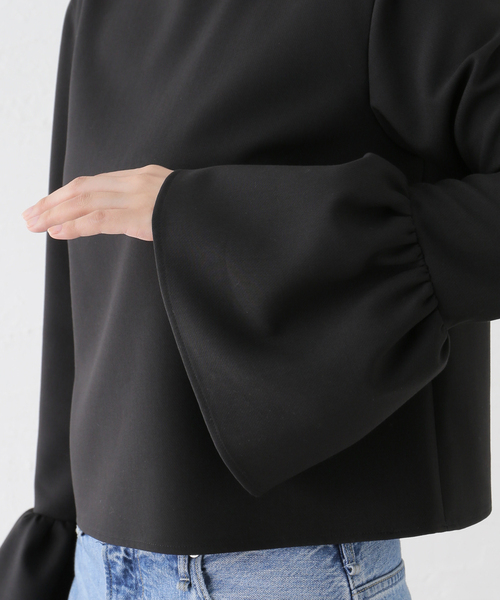 Noble（ノーブル）の「ランプシェードカフスブラウス（シャツ/ブラウス・レディース・ホワイト系その他/ブラック・FREE）」の16枚目の写真